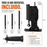 Convertidor de taladro a sierra