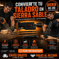 Convertidor de taladro a sierra