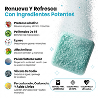 Los siete ingredientes activos de la pastilla LavaPuro